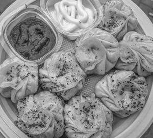 Steam Veg Momo (5 Pcs)