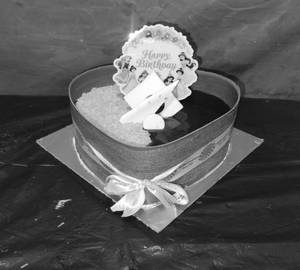 Exotic Choco-Butter Scotch Fancy Cake 1Kg
