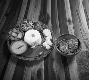 Mutton thali