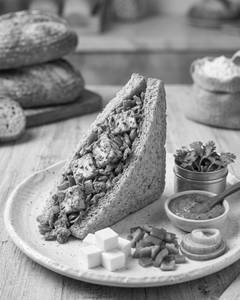 Masala Paneer Sandwich