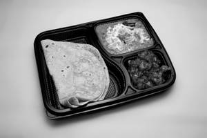 Chapathi (2 Pcs) + Dal Fry + Gobi Manchurian