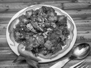 Mushroom Manchurian Dry