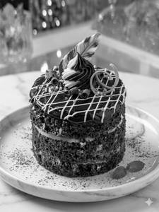 Triple Chocolate Well Cakes