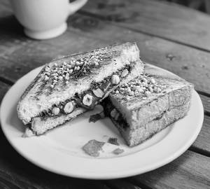 Nutty  Chocolate Toast