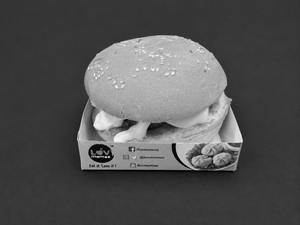 Mushroom Momo Burger