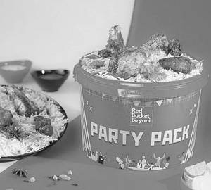 Red Bucket Special Chicken Biryani [5 Person]