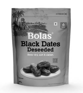 Bolas Deseeded Black Dates Pack Of 500G