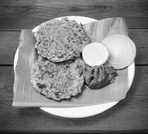 Healthy Raw Green Banana And Green Peas Cutlet [2 Pieces]