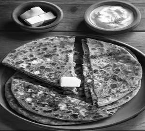 Paneer stuffed paratha 1pcs