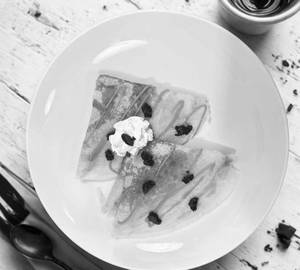 Salted Caramel Brownie Crepes