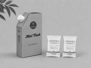 Mini Chai Flask & 2 Packets Of Cookies