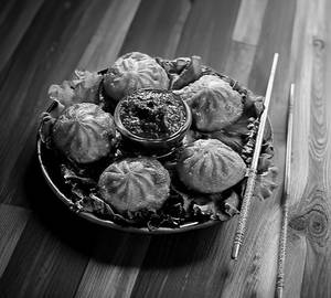 Fry momos [5 pieces]