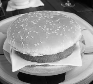 Cheesy burger