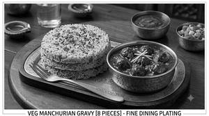 Veg Manchurian Gravy [8 Pieces]