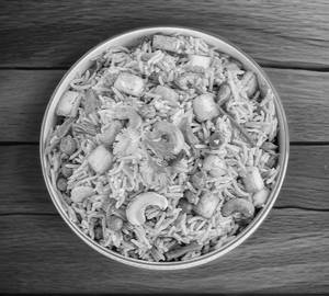 Mushroom paneer mix rice