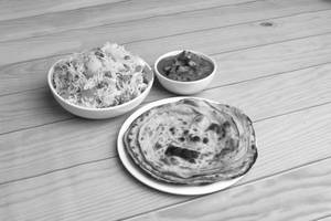 1 Fried Rice + 1 Plain Paratha