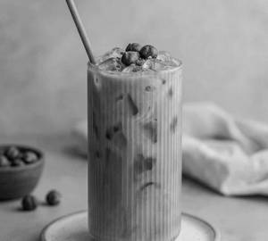 Hazelnut praline cold coffee brew