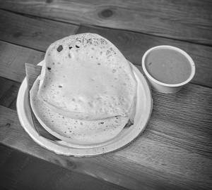 Appam With Kadala Curry