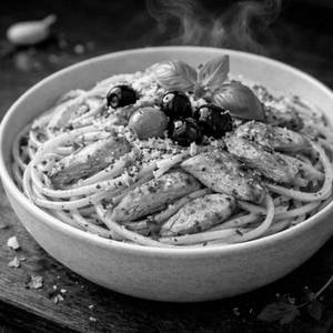 Chicken Spaghetti Aglio E Olio