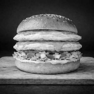 Double Egg Makhana Burger