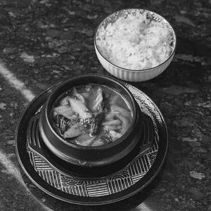 Kimchi Jjigae With Korean Sticky Rice