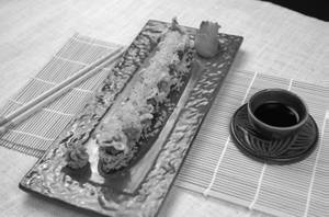 Asparagus Tempura Cream Cheese Maki
