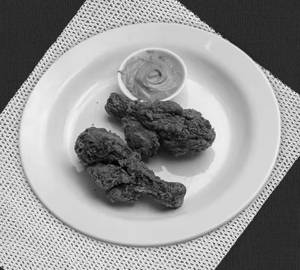 American Chicken Broast Leg Piece [2 Pieces] With Dip