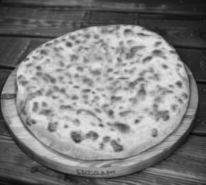 Golden corn pizza