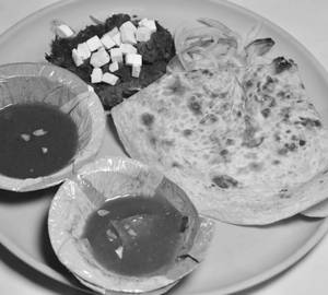 Kebab paratha plate [2 pieces]