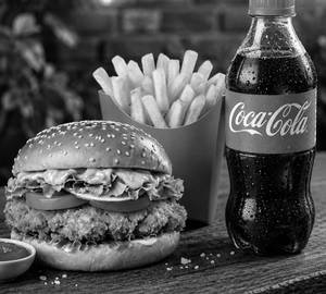 Chicken Burger + Fries + Coke