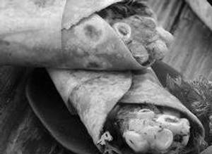 Sweet Corn Kathi Roll