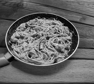 Mushroom paneer mix noodles