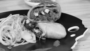 Kebab paneer mix roll