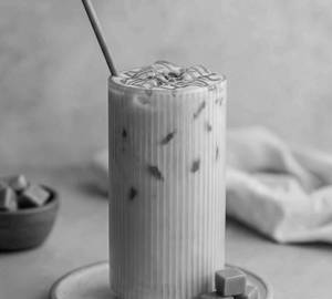 Caramel machiato cold coffee brew