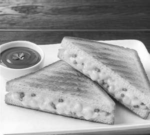 Cheese And Corn Sandwich