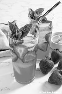 Watermelon mojitos (250 ml)