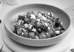 Watermelon & Cheese Salad
