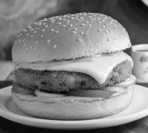 Veg cheese burger