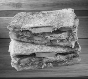 Veg bombay club sandwich
