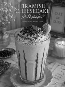 Tiramisu Cheesecake Milkshake