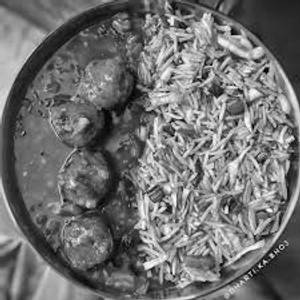 Egg manchurian fried rice