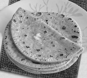 4 Plain Chapati With Butter