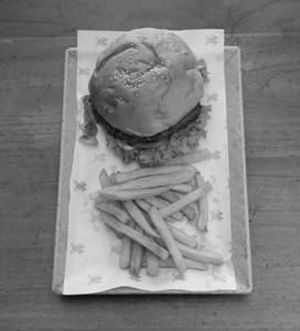 Slow-Cooked Bbq B**F Burger