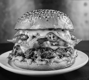 Nachos burger veg
