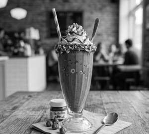 Nutella milkshake