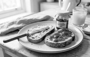 Bread butter jam