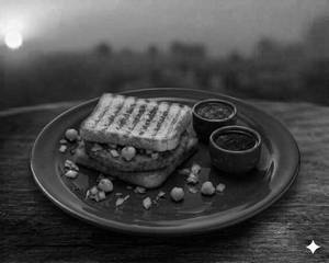 Aloo Tikki Toast ( 1 Tikki/2 White Bread Slice)