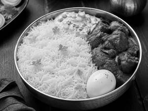 Rice Bowl With Chicken Curry