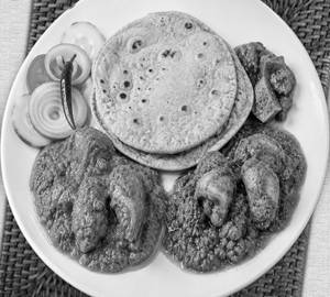 Chicken Roti Thali