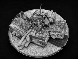 Classic Club Sandwich - Roast Chicken , Fried Egg